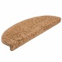 Felpudos para escaleras 30 unidades 65x21x4 cm Beige