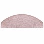 Alfombrillas para escaleras 30 unidades 65x21x4 cm Rosa claro
