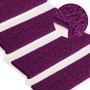 Alfombrillas para escaleras 30 unidades 65x21x4 cm Rosa Borde