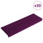 Alfombrillas para escaleras 30 unidades 65x21x4 cm Rosa Borde