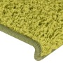 Alfombrillas para escaleras 30 unidades 65x21x4 cm Verde Borde