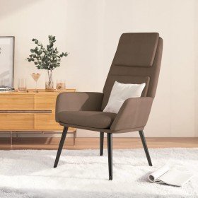 Sillón de relax de tela gris taupe en Sillones | Comprar online en Foro24
