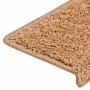 Alfombrillas para escaleras 20 unidades 65x21x4 cm Beige Borde