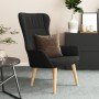 Sillón de relax de tela negro en Sillones | Comprar online en Foro24