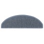 Alfombra autoadhesiva escalera sisal 30 uds 65x21x4 cm azul