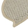 Alfombra autoadhesiva escalera sisal 30 uds verde claro