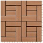 WPC-Verandafliesen 30x30 cm 2 m² braun 22 Einheiten von vidaXL, Böden und Teppiche - Ref: Foro24-277798, Preis: 106,86 €, Rab...