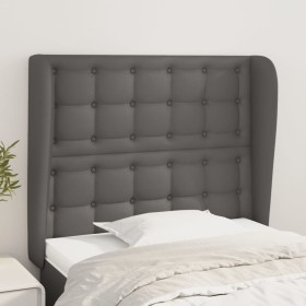 Kopfteil mit Ohren aus grauem Kunstleder, 83x23x118/128 cm von vidaXL, Kopf- und Fußteile - Ref: Foro24-3118032, Preis: 77,59...