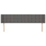 Kopfteil aus grauem Kunstleder, 163 x 16 x 78/88 cm von vidaXL, Kopf- und Fußteile - Ref: Foro24-3118868, Preis: 71,00 €, Rab...