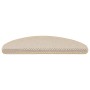 Alfombra autoadhesiva escalera sisal 30 uds 65x21x4 cm Berber