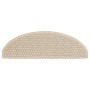 Alfombra autoadhesiva escalera sisal 30 uds 65x21x4 cm Berber
