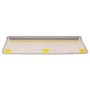 Alfombra autoadhesiva escalera sisal 30 uds 65x21x4 cm Platina
