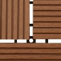 WPC-Verandafliesen 30x30 cm 2 m² braun 22 Einheiten von vidaXL, Böden und Teppiche - Ref: Foro24-277798, Preis: 106,86 €, Rab...