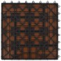 WPC-Verandafliesen 30x30 cm 2 m² braun 22 Einheiten von vidaXL, Böden und Teppiche - Ref: Foro24-277798, Preis: 106,86 €, Rab...
