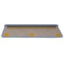 Alfombra autoadhesiva escalera sisal 30 uds 65x21x4 cm azul
