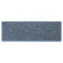 Alfombra autoadhesiva escalera sisal 30 uds 65x21x4 cm azul