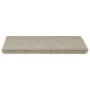 Alfombra autoadhesiva escalera sisal 30 uds 65x21x4 cm Green