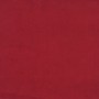 Reposapiés de terciopelo rojo vino tinto 45x29,5x35 cm