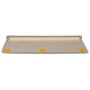 Alfombra autoadhesiva escalera sisal 30 uds beige oscuro