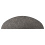 Alfombrilla autoadhesiva escalera 20 uds gris 56x17x3 cm