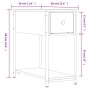 Nachttisch aus geräucherter Eichenholz-Engineering 30x60x60 cm von vidaXL, Nachttische - Ref: Foro24-826057, Preis: 38,50 €, ...