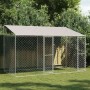 Jaula para perro Plateado 400 x 200 x 256 cm Acero Galvanizado