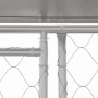 Jaula para perro Plateado 600 x 200 x 256 cm Acero Galvanizado