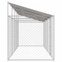 Jaula para perro Plateado 800 x 200 x 256 cm Acero Galvanizado