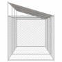 Jaula para perro Plateado 600 x 200 x 256 cm Acero Galvanizado
