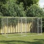 Jaula para perro Plateado 400 x 200 x 200 cm Acero Galvanizado