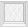 Jaula para perro Plateado 400 x 200 x 200 cm Acero Galvanizado