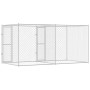 Jaula para perro Plateado 400 x 200 x 200 cm Acero Galvanizado