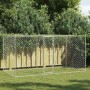 Jaula para perro Plateado 400 x 200 x 256 cm Acero Galvanizado