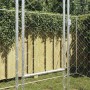 Jaula para perro Plateado 400 x 200 x 256 cm Acero Galvanizado