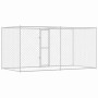 Jaula para perro Plateado 400 x 200 x 256 cm Acero Galvanizado