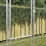 Jaula para perro Plateado 600 x 200 x 256 cm Acero Galvanizado