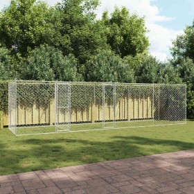 Jaula para perro Plateado 800 x 200 x 200 cm Acero Galvanizado
