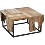 Ambiance Mesa auxiliar de madera de teca 65x65x35 cm de Ambiance, Mesas auxiliares - Ref: Foro24-436338, Precio: 170,61 €, De...