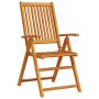 Conjunto de Comedor de Jardín 7 pcs Marrón