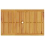 Conjunto de Comedor de Jardín 7 pcs Marrón