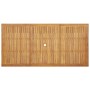 Conjunto de Comedor de Jardín 7 pcs Marrón