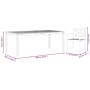 Conjunto de Comedor de Jardín 7 pcs Marrón