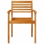 Conjunto de Comedor de Jardín 7 pcs Marrón