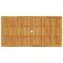 Conjunto de Comedor de Jardín 9 pcs Marrón