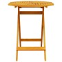 Conjunto de Bistro Plegable 3 pcs Marrón