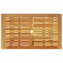 Conjunto de Comedor de Jardín 5 pcs Marrón