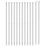 Wire fence with silver flange 1.4x25 m by vidaXL, fence panels - Ref: Foro24-154043, Price: 123,47 €, Discount: %