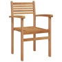 Conjunto de Comedor de Jardín 7 pcs Marrón