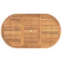 Conjunto de Comedor de Jardín 7 pcs Marrón
