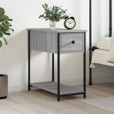 Mesita de noche madera de ingeniería gris Sonoma 30x60x60 cm de vidaXL, Mesitas de noche - Ref: Foro24-826059, Precio: 44,55 ...